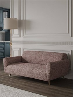 Чехол на 3-х местный диван Микрофибра Мираж Какао 2433 Чехол на 3-х местный диван Микрофибра Мираж Какао 2433